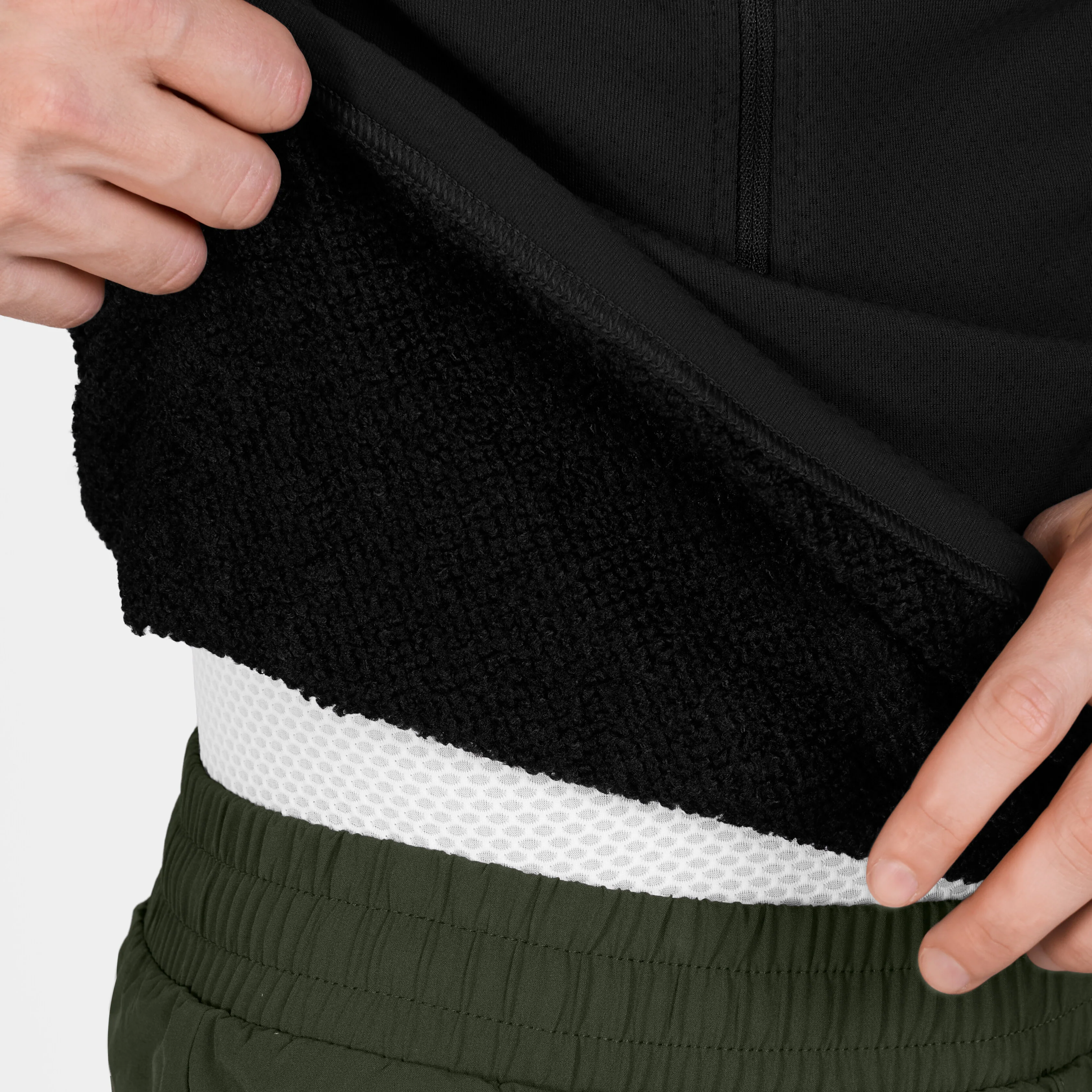 Combat Half Zip Fleece Hoodie - Image 6